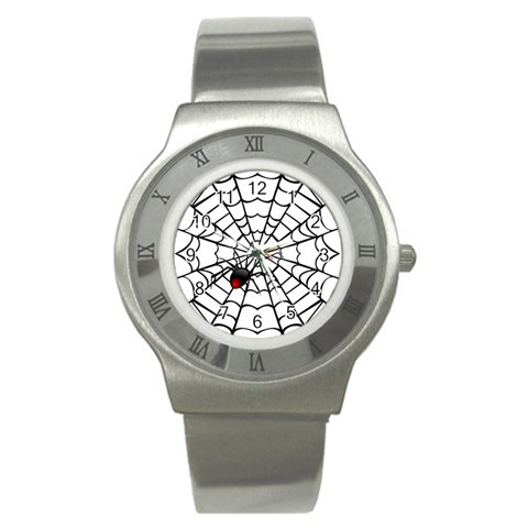 spiderweb 2 Stainless Steel Watch from UrbanLoad.com Front