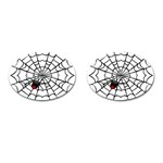 spiderweb 2 Cufflinks (Oval)