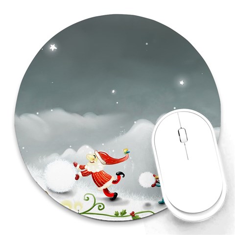 ViewIllustrator_1002 Round Mousepad from UrbanLoad.com Front