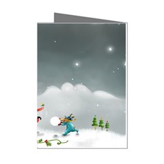 ViewIllustrator_1002 Mini Greeting Cards (Pkg of 8) from UrbanLoad.com Left
