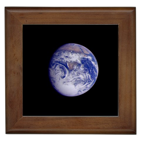 Earth from Space Framed Tile from UrbanLoad.com Front