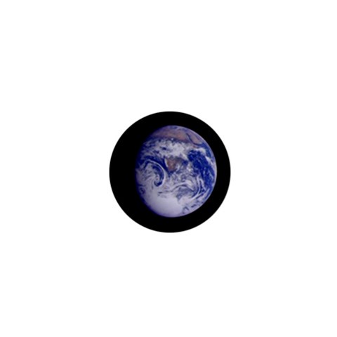 Earth from Space 1  Mini Button from UrbanLoad.com Front