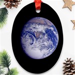 Earth from Space Ornament (Oval)