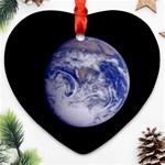 Earth from Space Ornament (Heart)