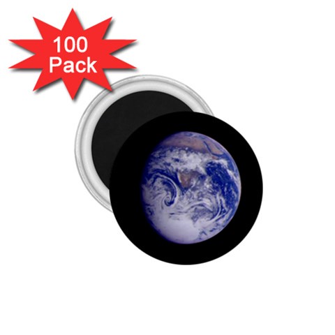 Earth from Space 1.75  Magnet (100 pack)  from UrbanLoad.com Front