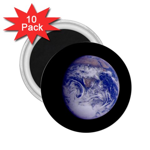 Earth from Space 2.25  Magnet (10 pack) from UrbanLoad.com Front
