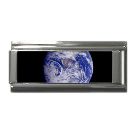 Earth from Space Superlink Italian Charm (9mm) from UrbanLoad.com Front