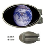 Earth from Space Money Clip (Oval)