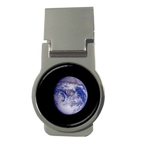 Earth from Space Money Clip (Round) from UrbanLoad.com Front