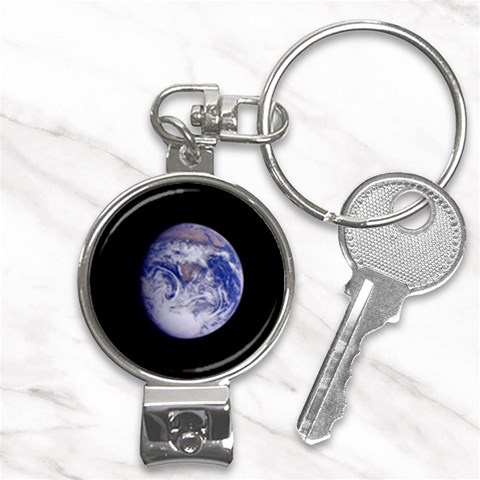 Earth from Space Nail Clippers Key Chain from UrbanLoad.com Front