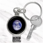 Earth from Space Nail Clippers Key Chain