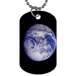 Earth from Space Dog Tag (One Side)