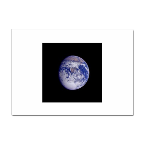 Earth from Space Sticker A4 (10 pack) from UrbanLoad.com Front