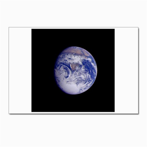 Earth from Space Postcard 4 x 6  (Pkg of 10) from UrbanLoad.com Front