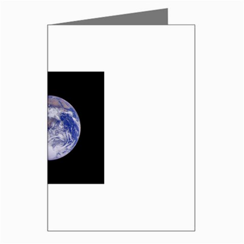 Earth from Space Greeting Card from UrbanLoad.com Left