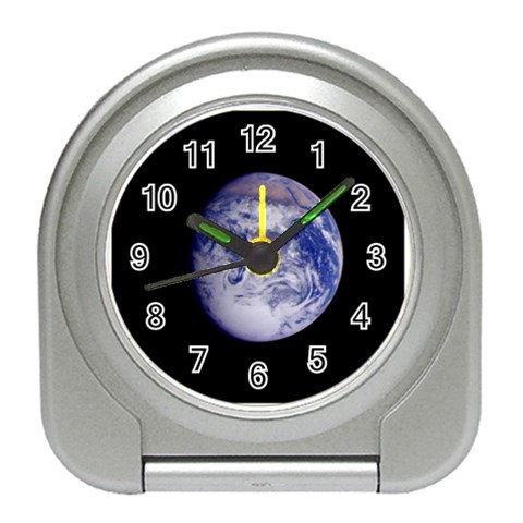 Earth from Space Travel Alarm Clock from UrbanLoad.com Front