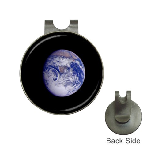 Earth from Space Golf Ball Marker Hat Clip from UrbanLoad.com Front