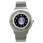 Earth from Space Stainless Steel Watch