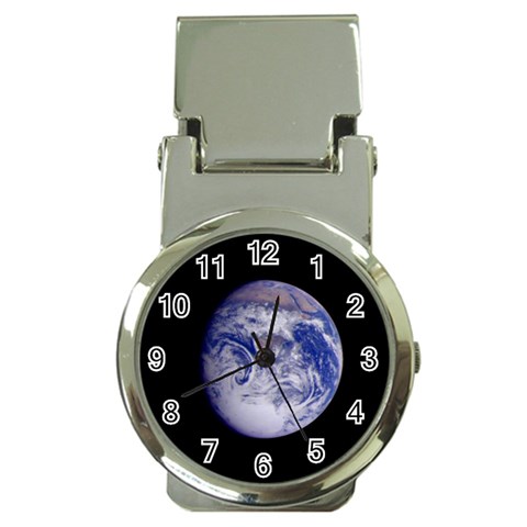 Earth from Space Money Clip Watch from UrbanLoad.com Front