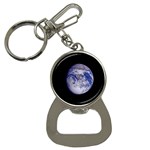 Earth from Space Bottle Opener Key Chain