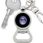 Earth from Space Bottle Opener Key Chain