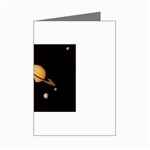 Saturn Enceladus Mini Greeting Cards (Pkg of 8)