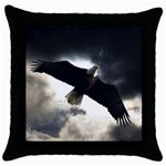 Eagle Storm  Throw Pillow Case (Black)