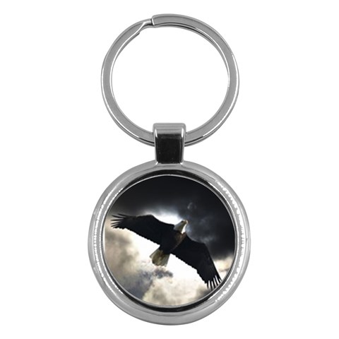 Eagle Storm  Key Chain (Round) from UrbanLoad.com Front