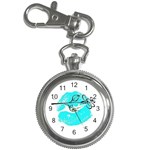 Blue lip decal Key Chain Watch