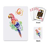 Scarlet Macaw Playing Cards Single Design