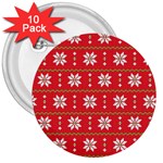 xmas0024 3  Button (10 pack)