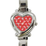 xmas0024 Heart Italian Charm Watch