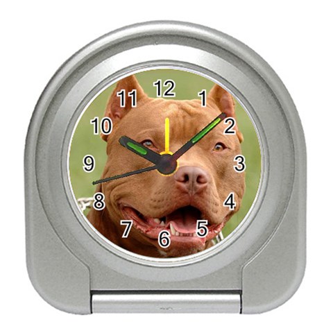 American Pit Bull Terrier Travel Alarm Clock from UrbanLoad.com Front