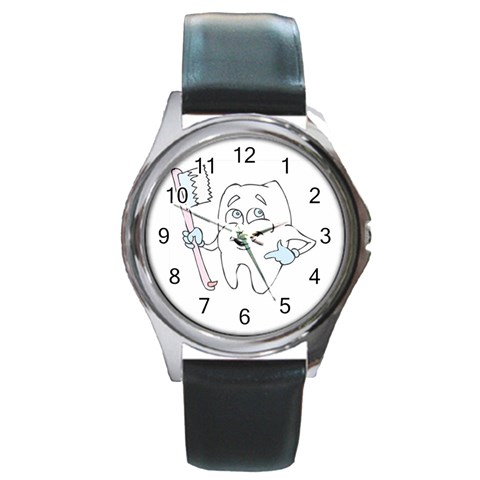 Dentist (custom) Round Metal Watch from UrbanLoad.com Front