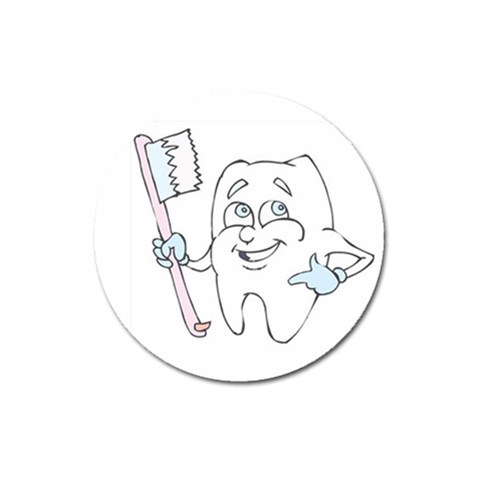 Dentist (custom) Magnet 3  (Round) from UrbanLoad.com Front