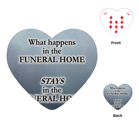 Design1054 Heart Playing Card from UrbanLoad.com Front