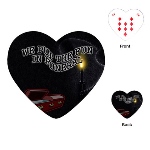 Design1057 Heart Playing Card from UrbanLoad.com Front