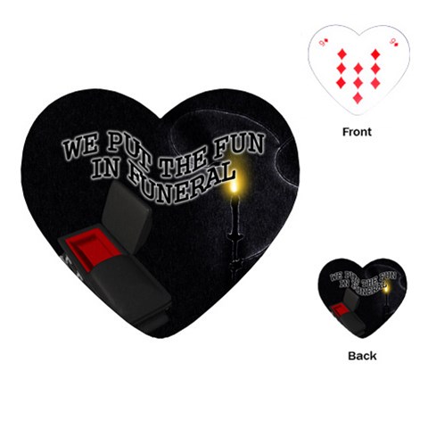 Design1058 Heart Playing Card from UrbanLoad.com Front
