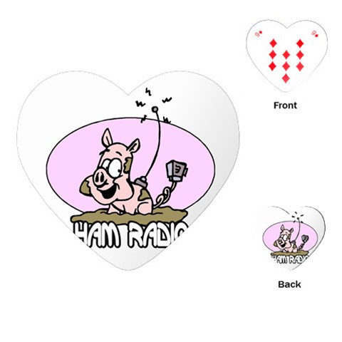Design1070 Heart Playing Card from UrbanLoad.com Front