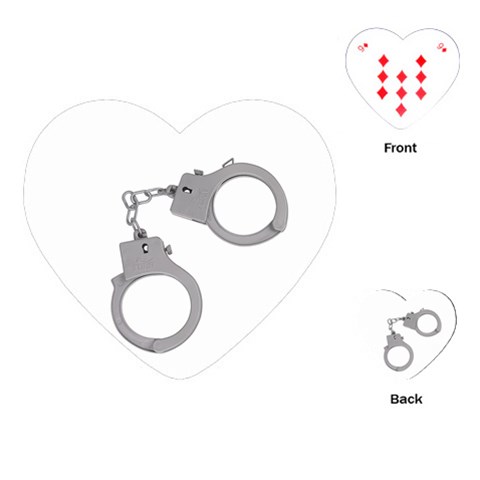 Design1071 Heart Playing Card from UrbanLoad.com Front