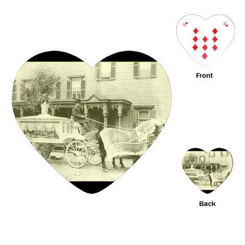 Design1073 Heart Playing Card from UrbanLoad.com Front