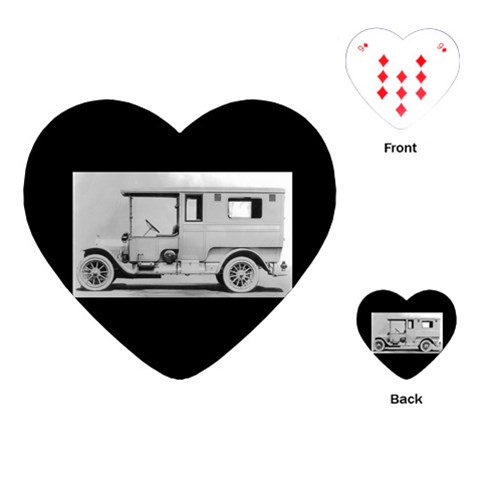 Design1074 Heart Playing Card from UrbanLoad.com Front