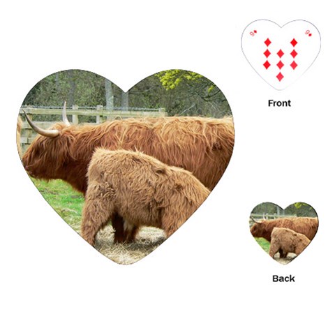 Eesign0019 Heart Playing Card from UrbanLoad.com Front