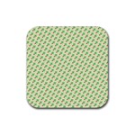 xmas0016 Rubber Square Coaster (4 pack)