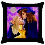 Forget Me Not Throw Pillow Case (Black)