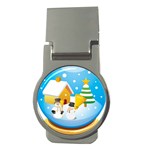 sxmas03 Money Clip (Round)