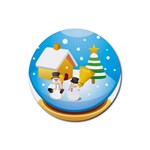 sxmas03 Rubber Coaster (Round)