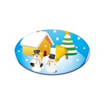 sxmas03 Sticker Oval (100 pack)