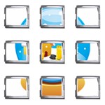 sxmas03 Mega Link Italian Charm (9 pack)