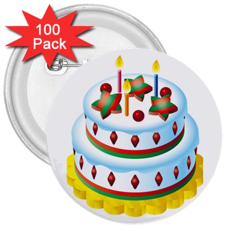 sxmas05 3  Button (100 pack) from UrbanLoad.com Front